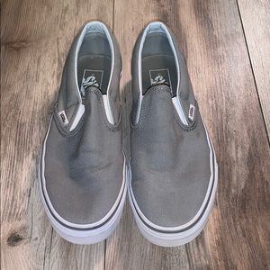 Grey Slip-on Vans